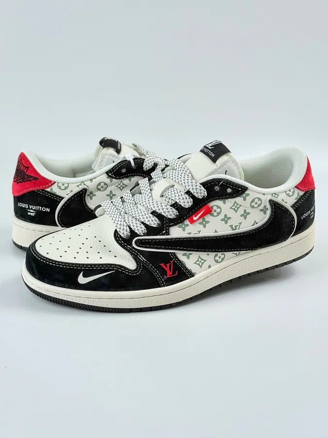 Travis Scott x Air 1 Low x Louis Vuitton Full Zip Custom KK Edition