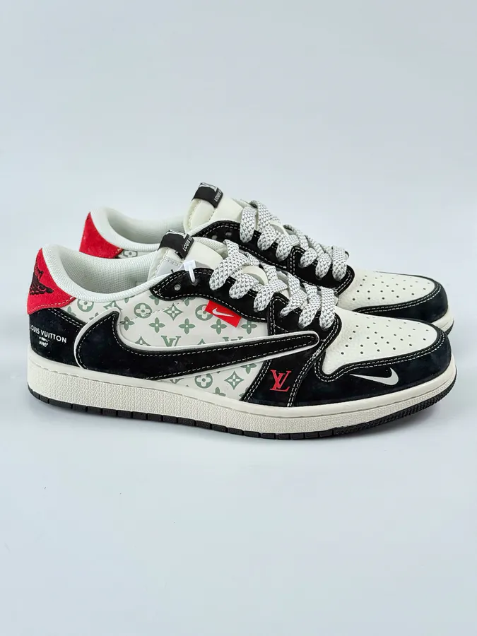 Travis Scott x Air 1 Low x Louis Vuitton Full Zip Custom KK Edition