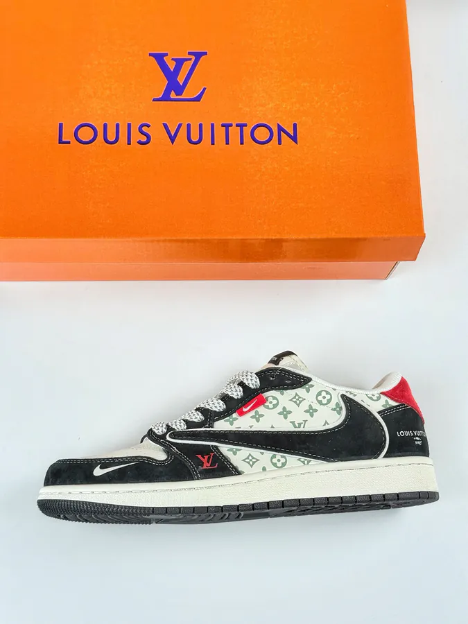 Travis Scott x Air 1 Low x Louis Vuitton Full Zip Custom KK Edition