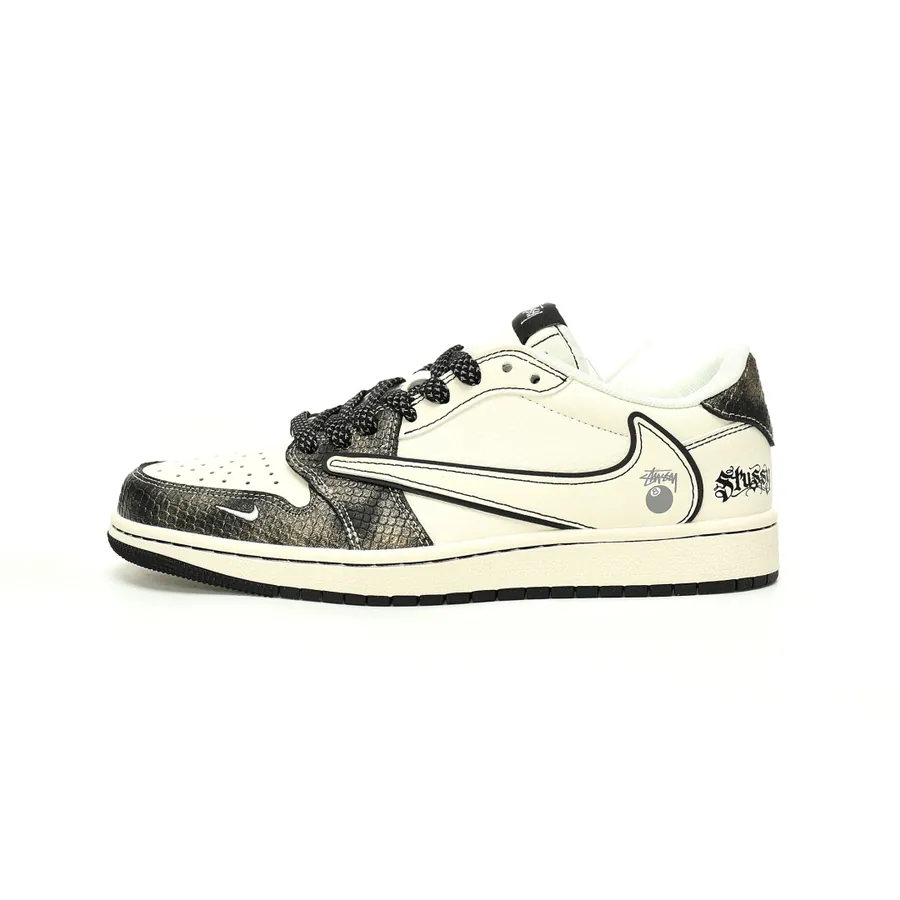 X Travis Scott x Air 1 Low OG Snake Print Sneaker
