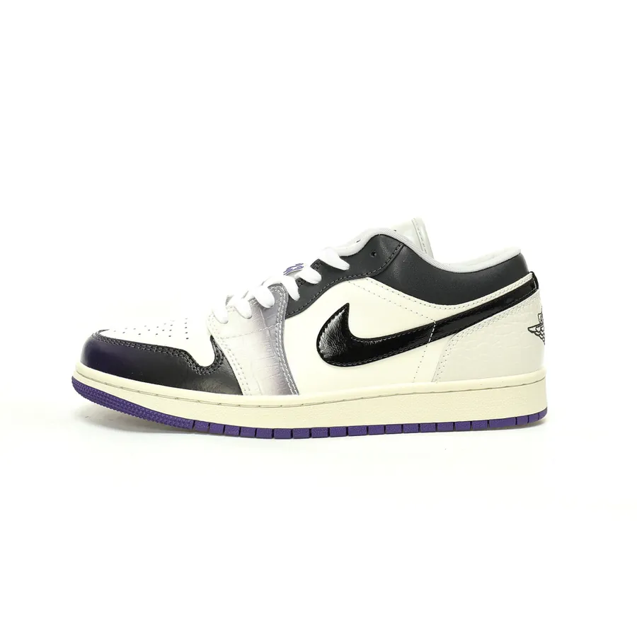 Air 1 Low SE Cement Grey Black Basketball Shoe