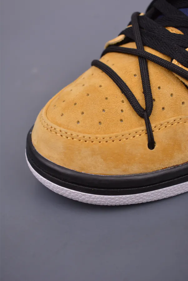 Nike SB Dunk Low Black and Yellow Canvas