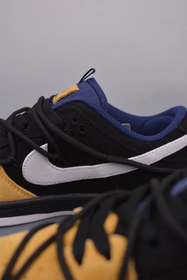 Nike SB Dunk Low Black and Yellow Canvas