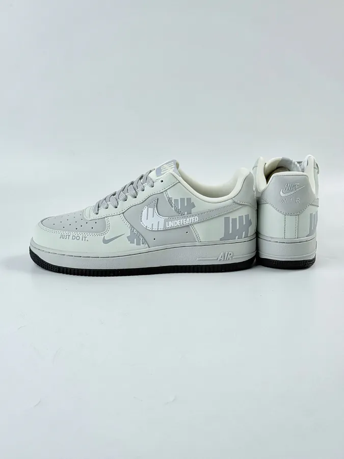 Nike Air Force 1 Low 07 x UNDEFEATED White Grey Swoosh