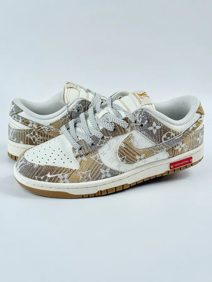 Nike SB Dunk Low x Louis Vuitton Yellow and White Starry