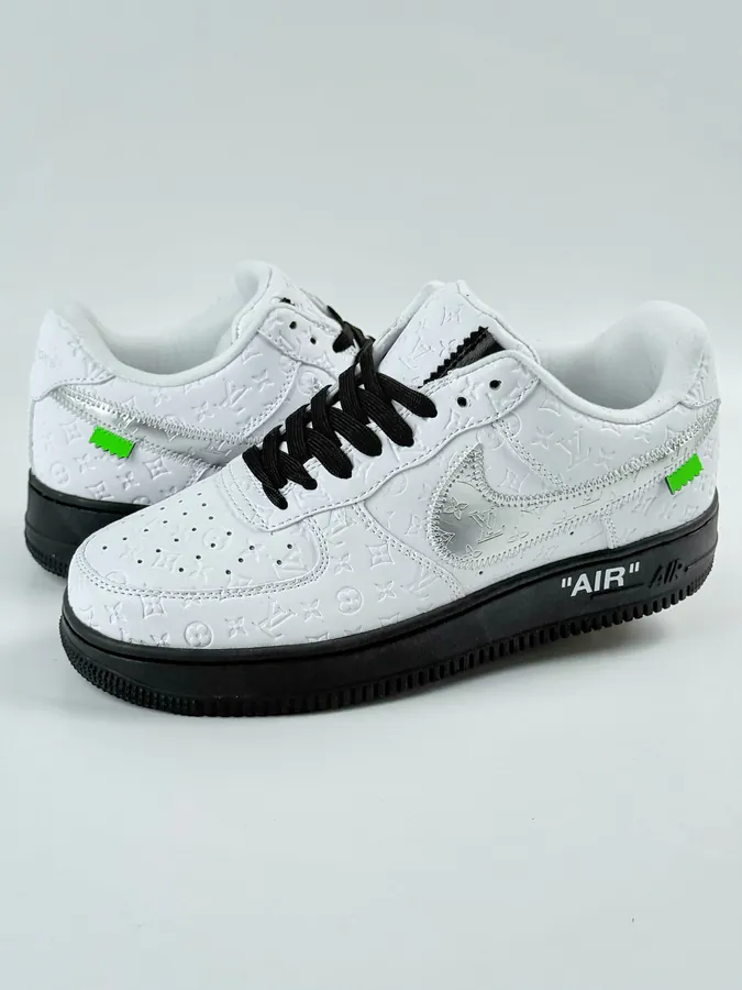 Nike Air Force 1 Low 07 x Louis Vuitton White Silver