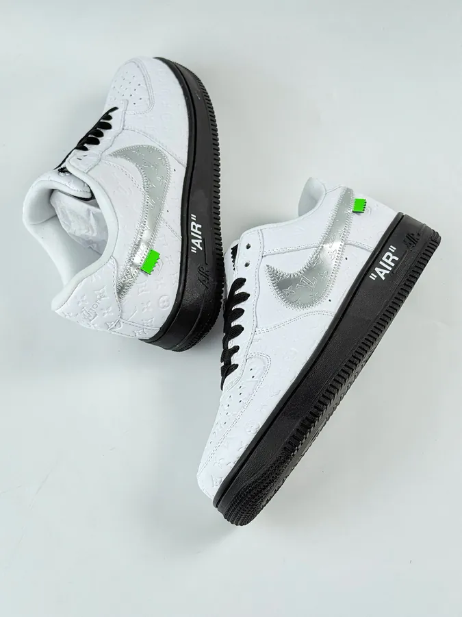 Nike Air Force 1 Low 07 x Louis Vuitton White Silver