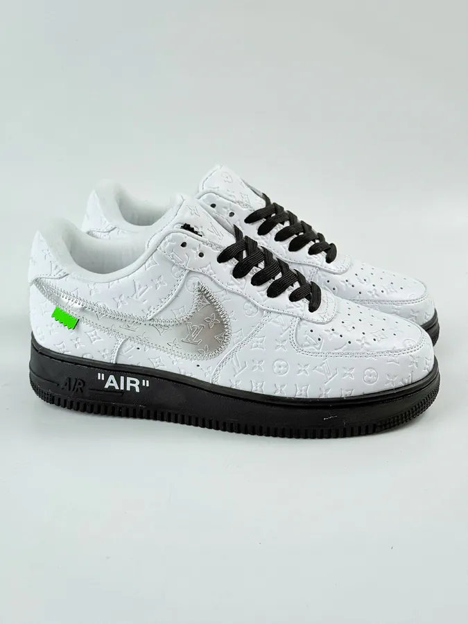Nike Air Force 1 Low 07 x Louis Vuitton White Silver