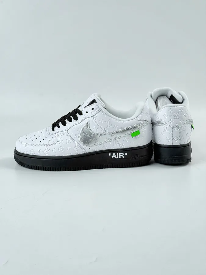 Nike Air Force 1 Low 07 x Louis Vuitton White Silver