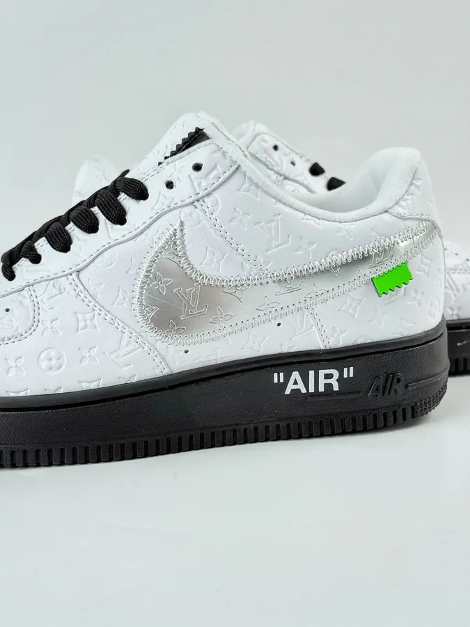 Nike Air Force 1 Low 07 x Louis Vuitton White Silver