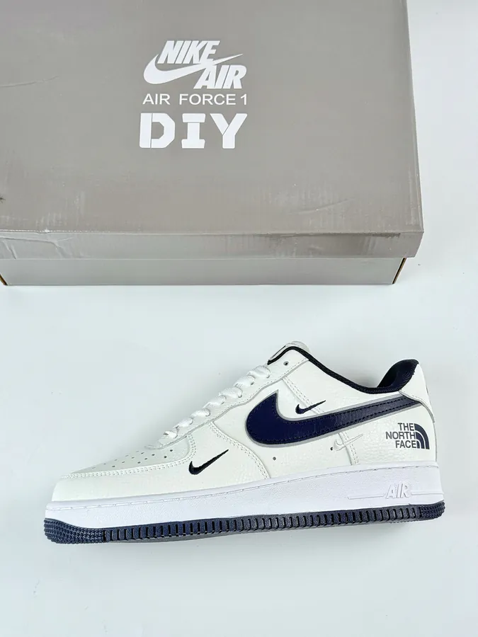 Nike Air Force 1 Low 07 x The North Face White Blue Triple Logo