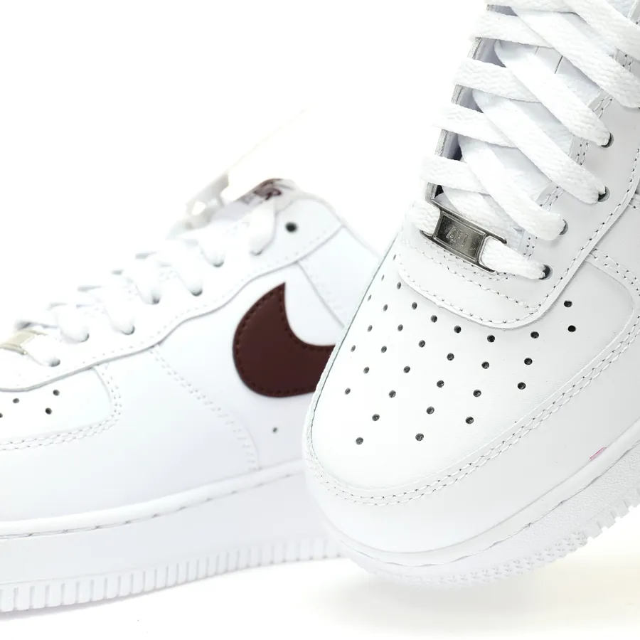 Air Force 1'07 Low White Burgundy Crush