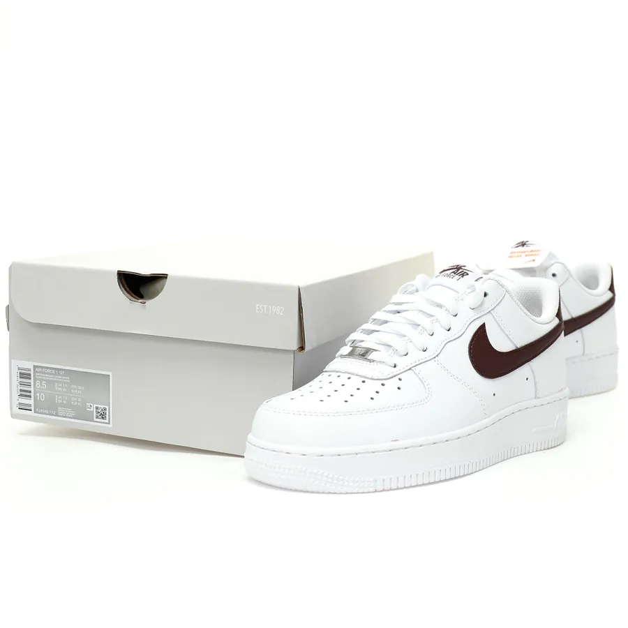 Air Force 1'07 Low White Burgundy Crush