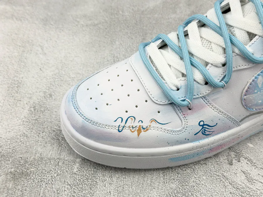 Nike Custom Court Borough Blue Shadow Elegance