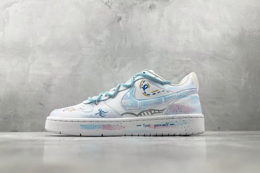 Nike Court Borough Blue Shadow Blue