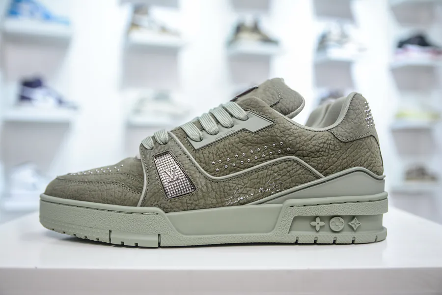 LV Trainer Premium Edition, Authentic Sole, Italian Leather