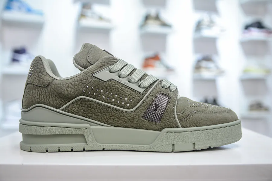 LV Trainer Premium Edition, Authentic Sole, Italian Leather