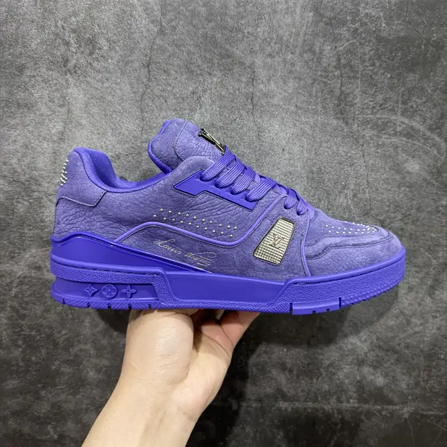 LV Trainer Premium Quality, Italian Leather, Authentic Design