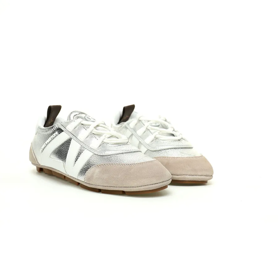Louis Vuitton Sneakerina Ballet Sneaker Silver Gray White