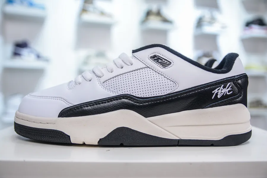 Air Jordan Flight Court Low Top Retro Basketball Shoes