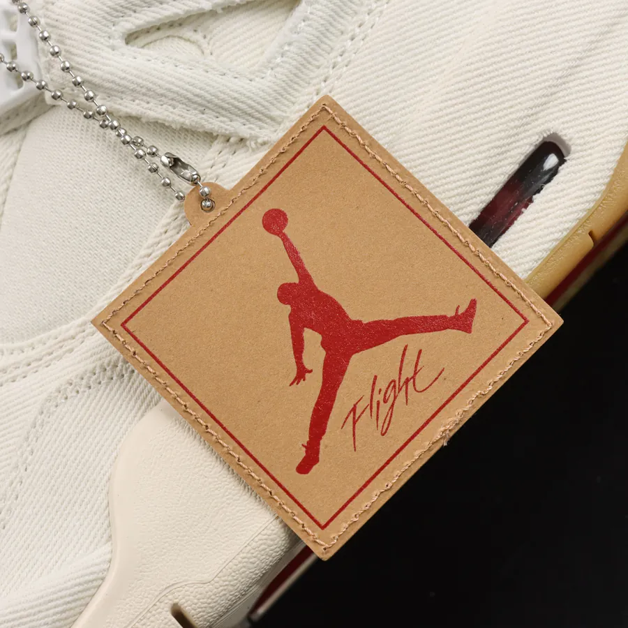 Air Jordan 4 Levis White (Levis Tag) S2 Original Production