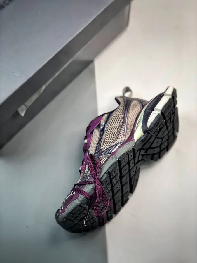 Balenciaga Sneakers 3XL Silver Brown Purple