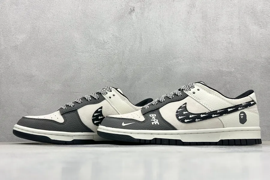 OG Version XC Nike SB Dunk Low BAPE Collaboration Star Print Black Swoosh