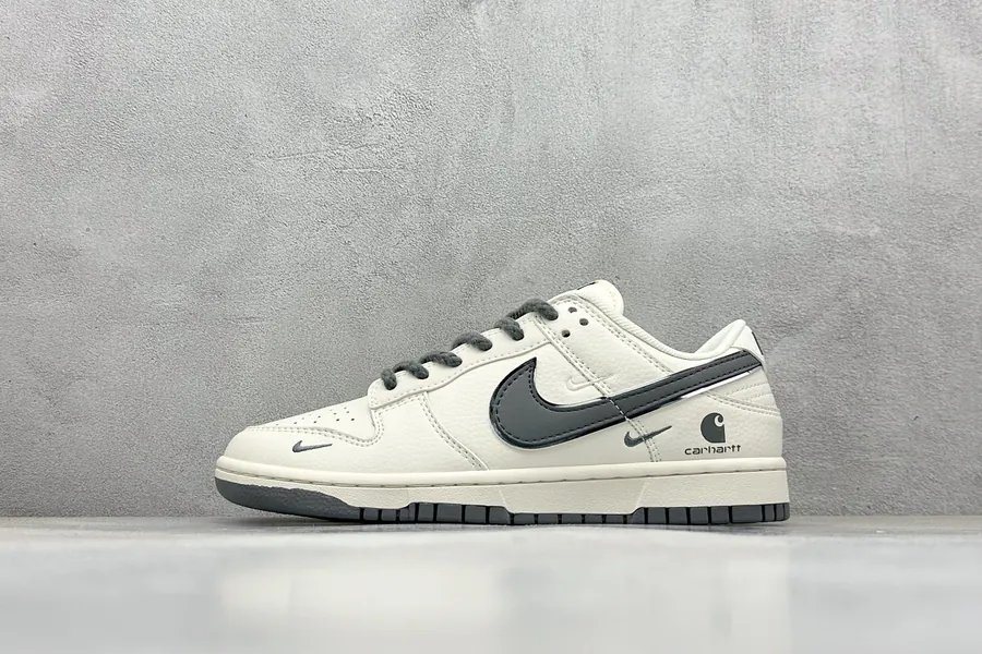 XC Version Nike SB Dunk Low x Carhartt in Gray Three Straps