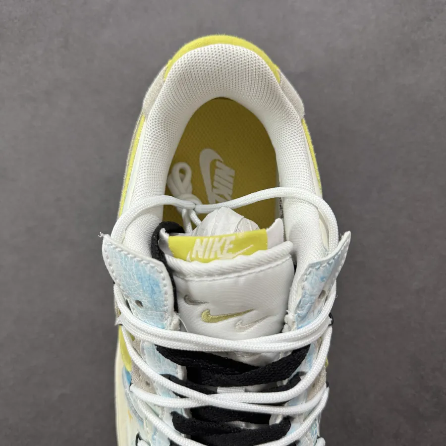 Nike Air Force 107 Low Y B Stars Hand Painted Graffiti Sneaker