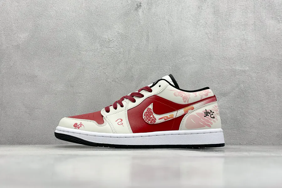 Air Jordan 1 Low Snake Come to You Custom Edition
