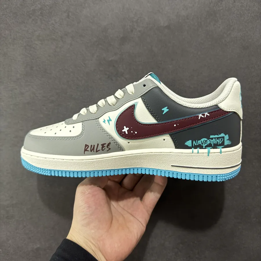 Nike Air Force 1 Stop Drinking Custom Low Top Sneakers
