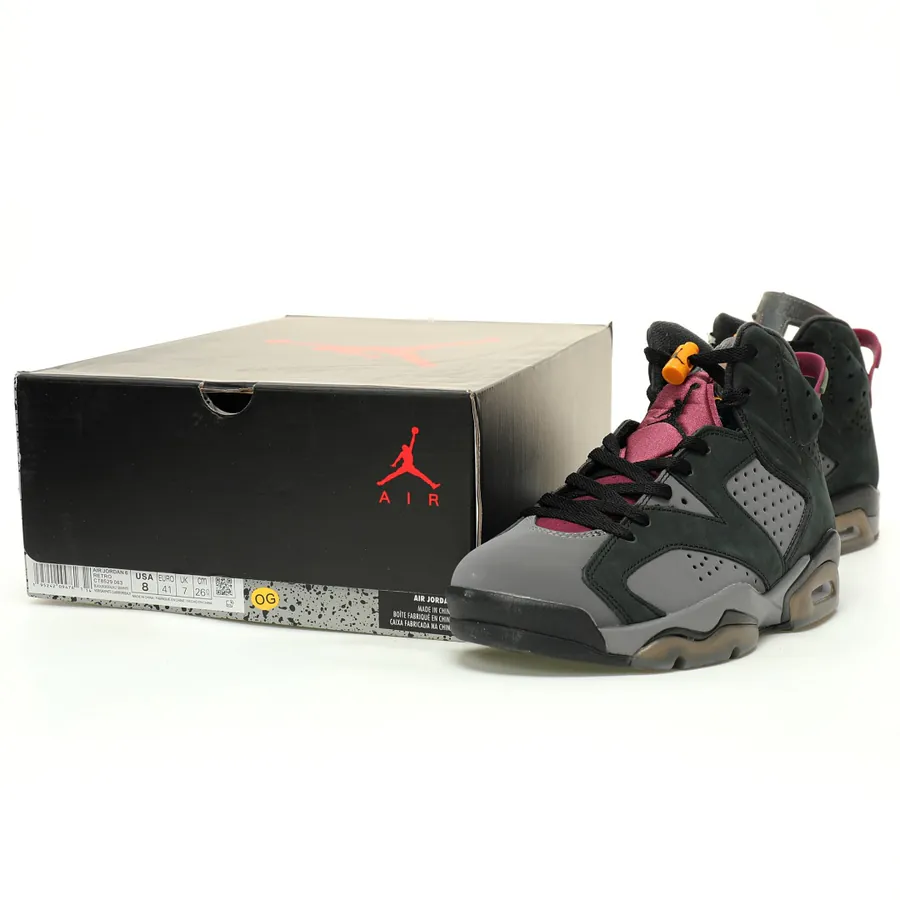 Air 6 Retro Bordeaux 6th Generation Mid Calf Sneaker