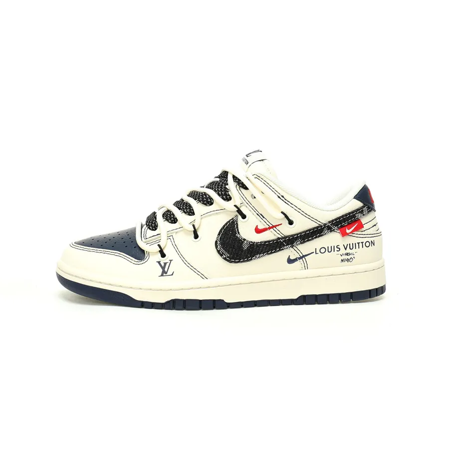 Louis Vuitton x SB Dunk Low Lot Monogram Creative Custom Color Sneaker