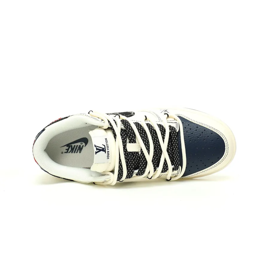 Louis Vuitton x SB Dunk Low Lot Monogram Creative Custom Color Sneaker