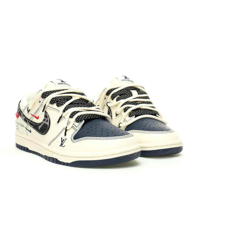 Louis Vuitton x SB Dunk Low Lot Monogram Creative Custom Color Sneaker