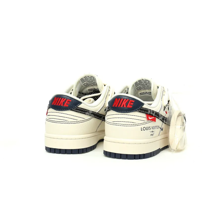 Louis Vuitton x SB Dunk Low Lot Monogram Creative Custom Color Sneaker