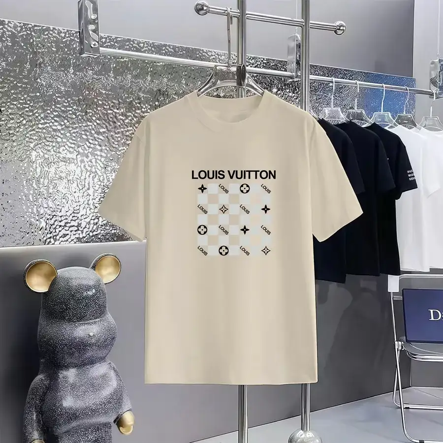 LOUIS VUITTON Letter Logo Print T Shirt