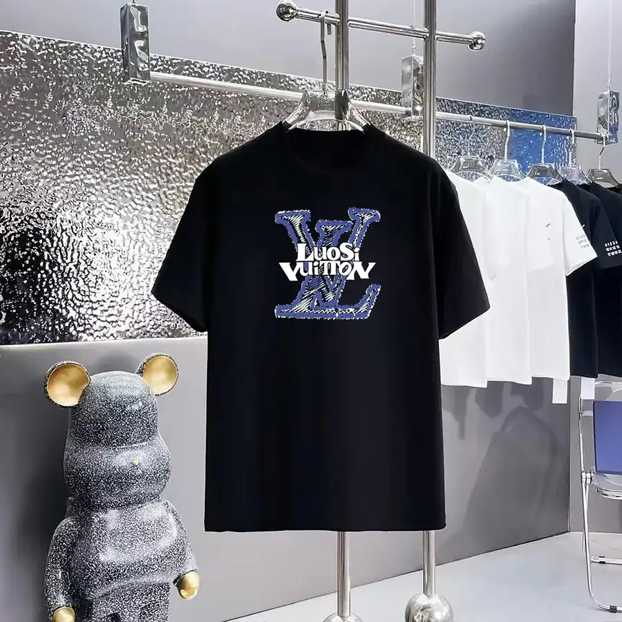LOUIS VUITTON Letter Logo Print T Shirt