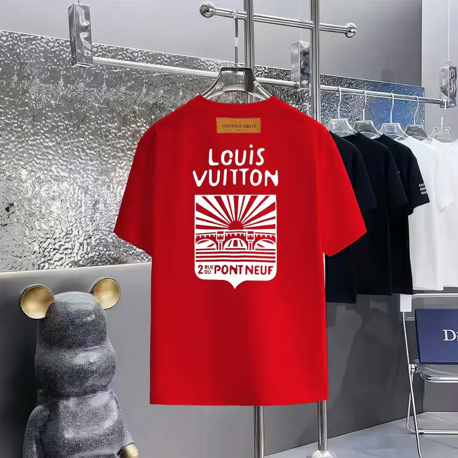 LOUIS VUITTON Letter Logo Print T Shirt
