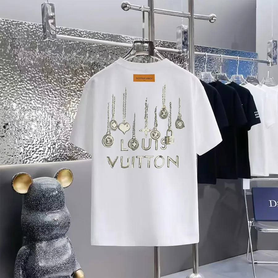 LOUIS VUITTON Letter Logo Print T Shirt