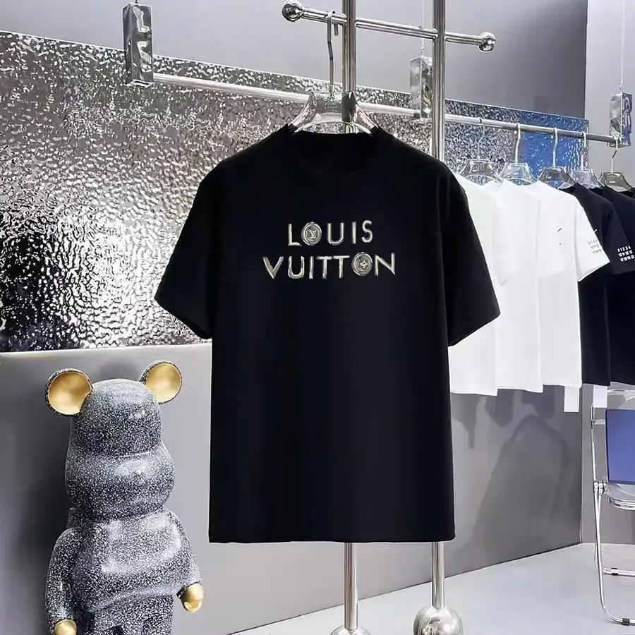 Louis Vuitton Letter Logo Print T Shirt 160 Version
