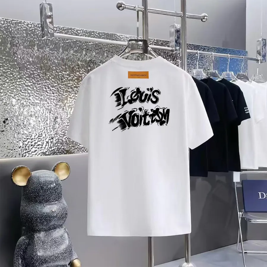 LOUIS VUITTON Letter Logo Print T Shirt 160 Version