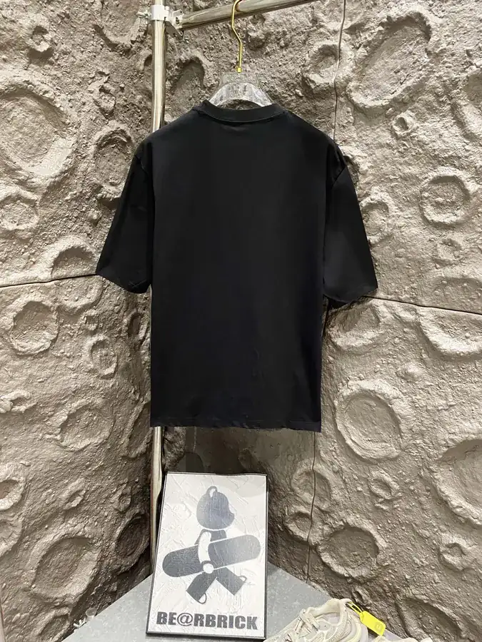 BALENCIAGA Paris SS25 3M Art Letter Print Distressed Short Sleeve T Shirt