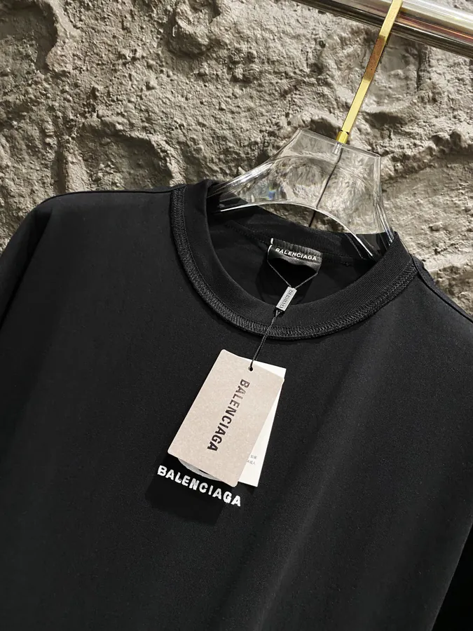 BALENCIAGA Paris 2025 New Loop Sports Letter Logo T Shirt