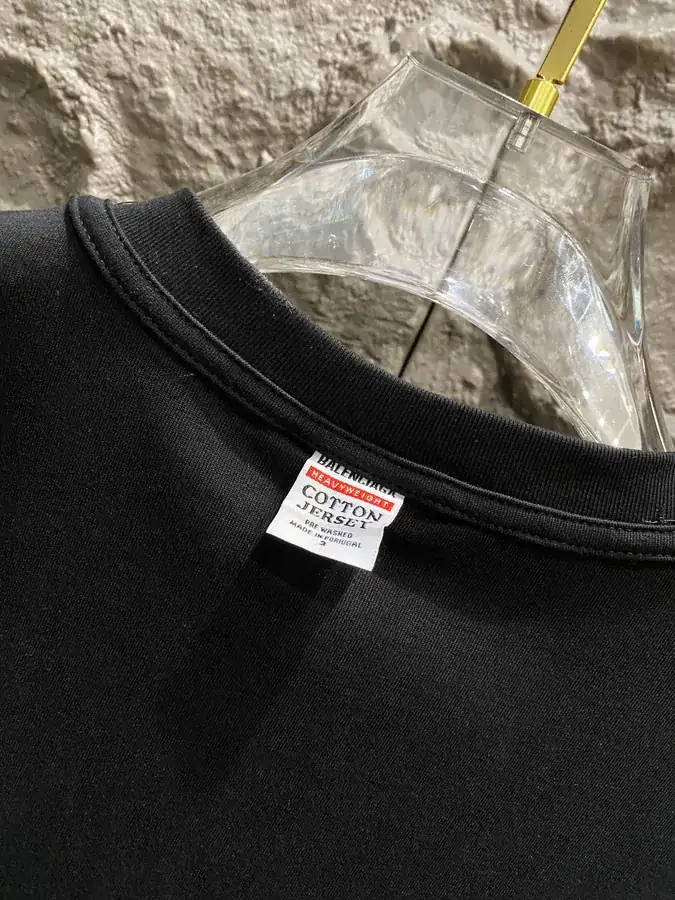 BALENCIAGA Paris 2025 New Loop Sports Letter Logo T Shirt