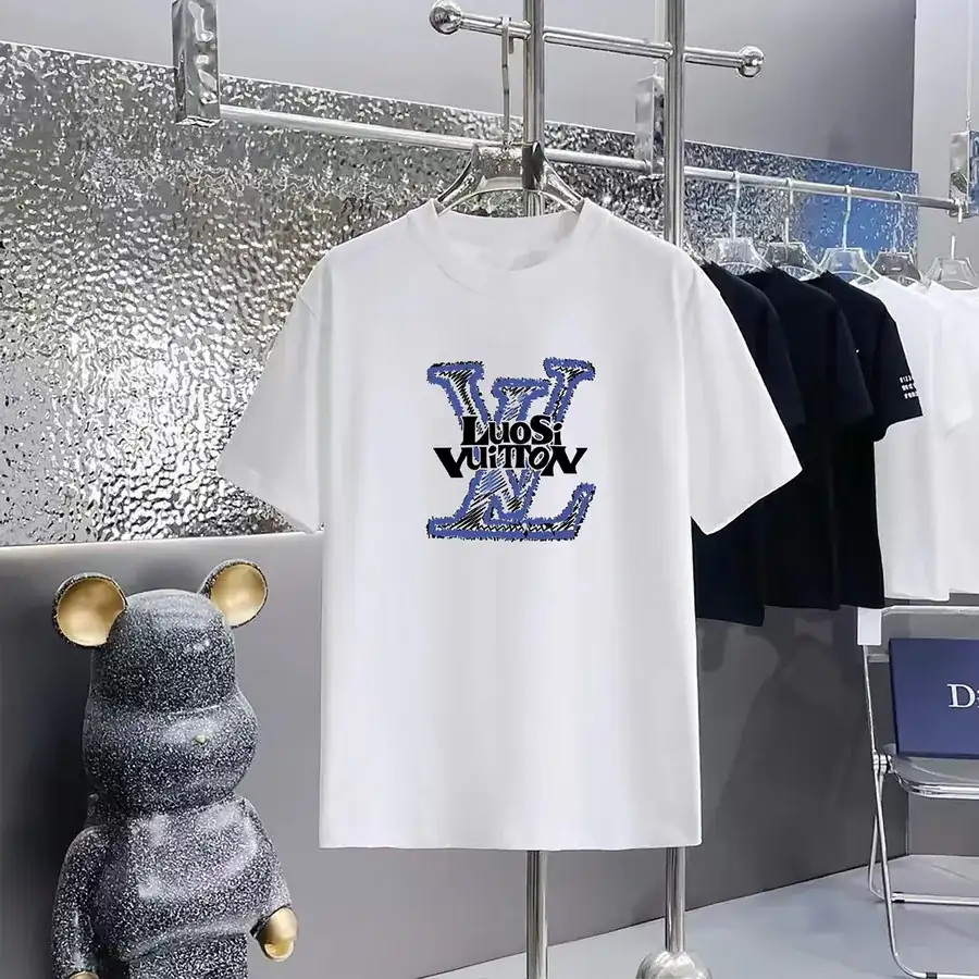 LOUIS VUITTON Letter Logo Print T Shirt