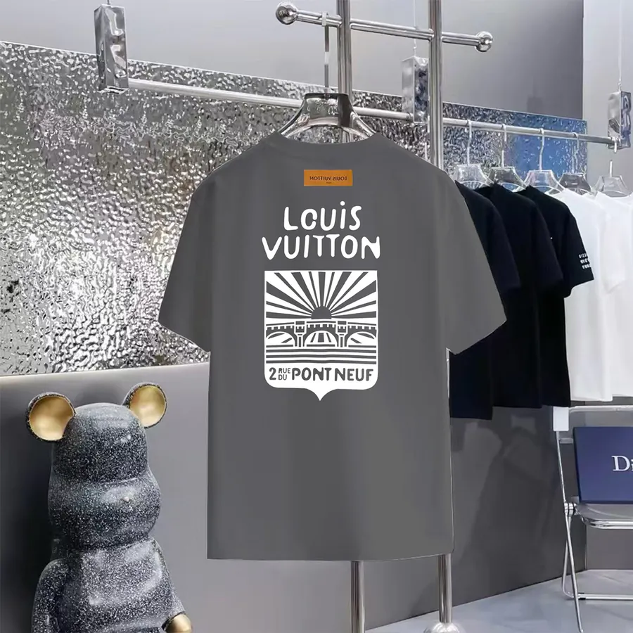 LOUIS VUITTON Letter Logo Print T Shirt 160 Version