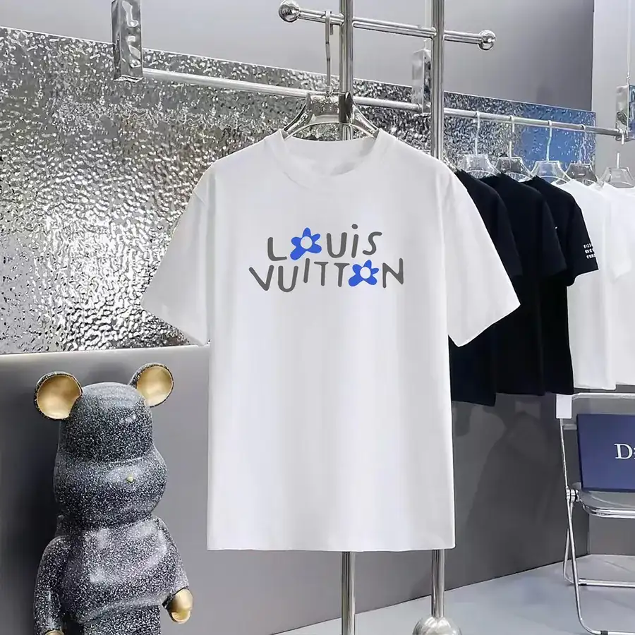 LOUIS VUITTON Letter Logo Print T Shirt