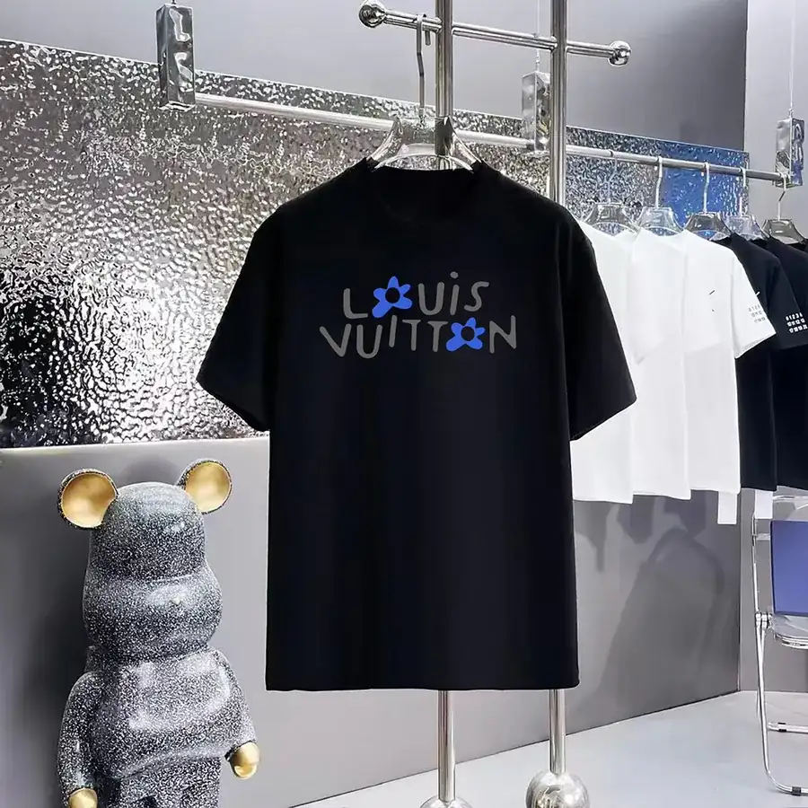 Louis Vuitton Letter Logo Print T Shirt 160 Version