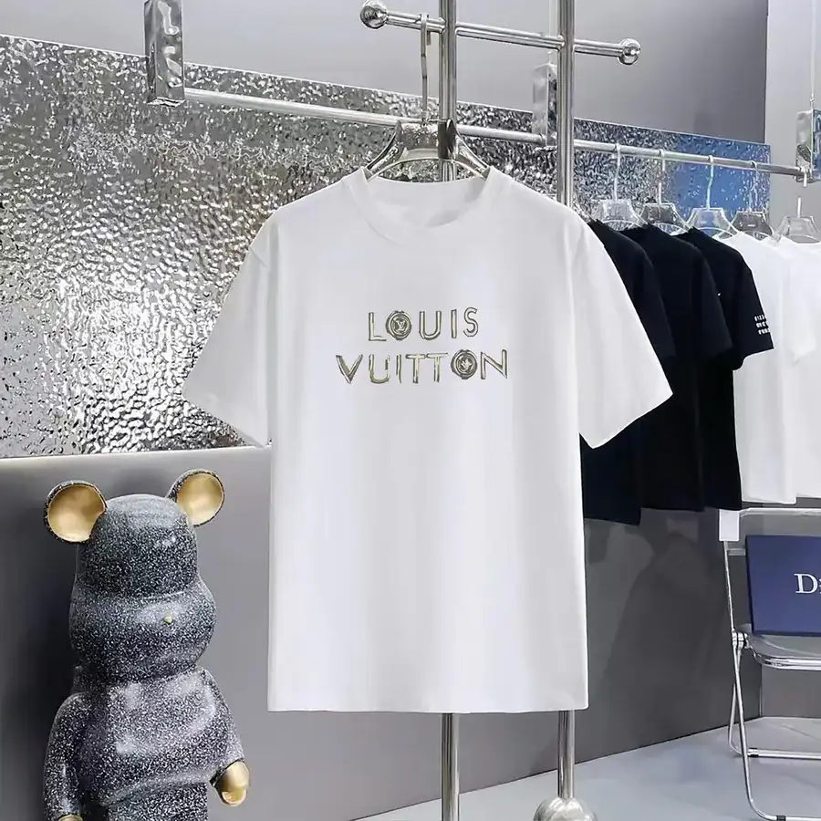 LOUIS VUITTON Letter Logo Print T Shirt 160 Version